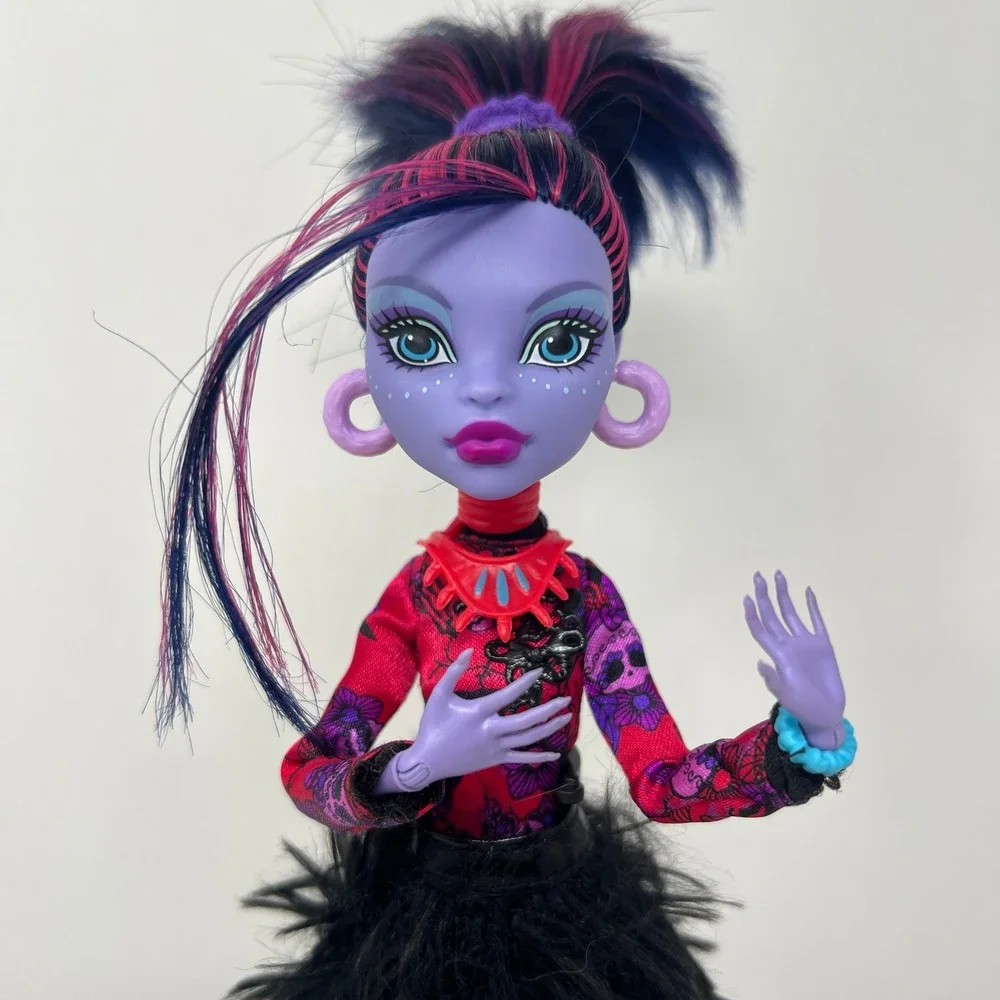 Monster High Jane Boolittle Gloom and Bloom Doll Purple